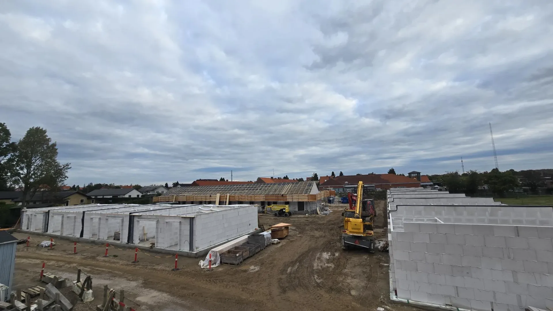 Overblik over byggeriet på Vendsysselvej, etape III