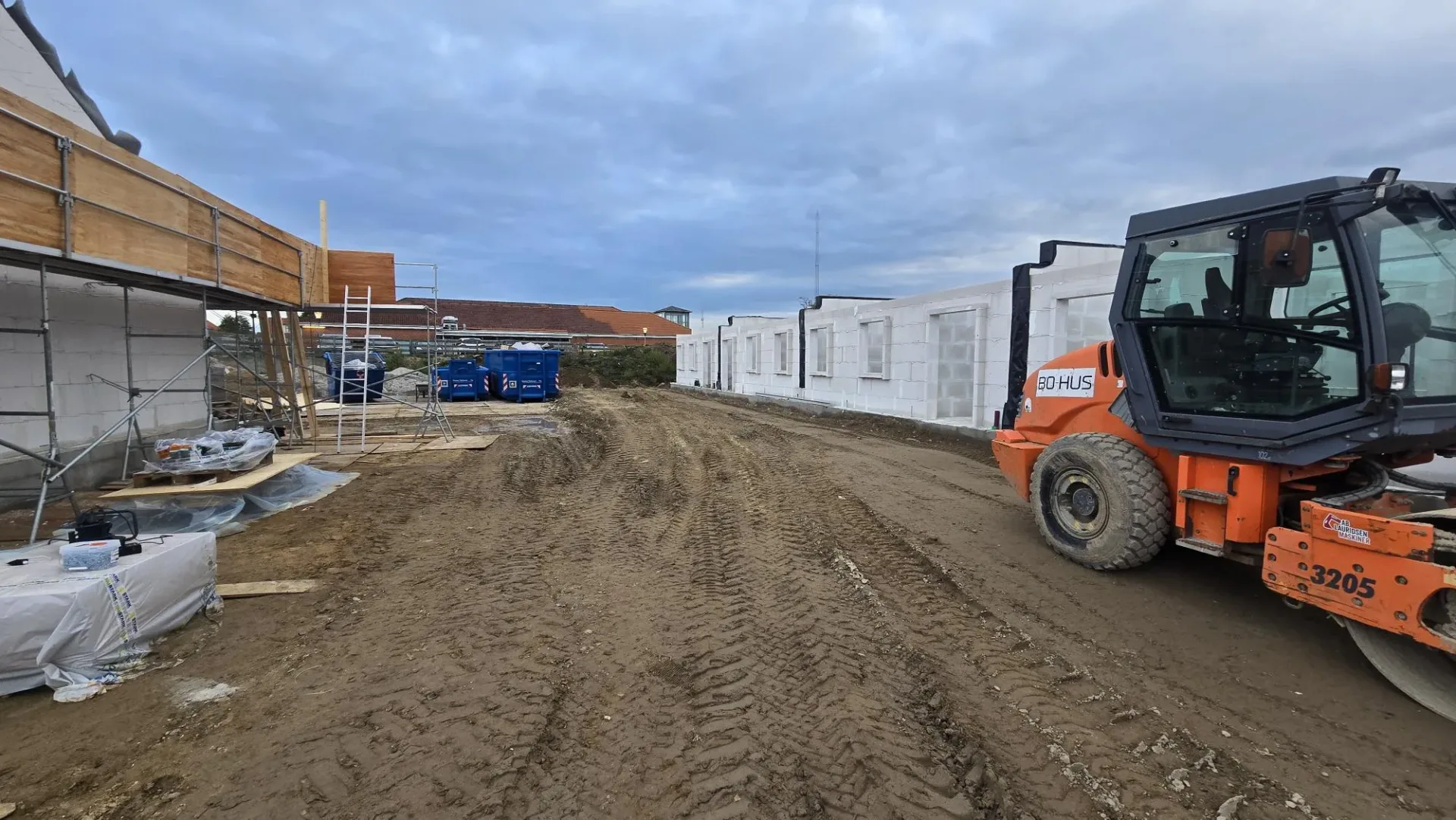 Byggearbejde på Vendsysselvej, etape III
