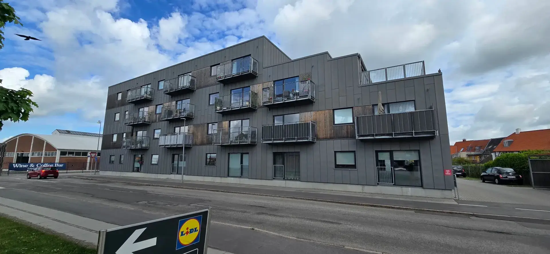 Sundbystræde – byggeriet set udefra